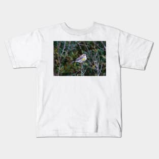 Yellow Rump Warbler Kids T-Shirt